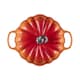 Additional view of Le Creuset Cast Iron Pumpkin Shallow Casserole 28cm Volcanic