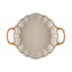 Additional view of Le Creuset Cast Iron Pumpkin Shallow Casserole 28cm Volcanic