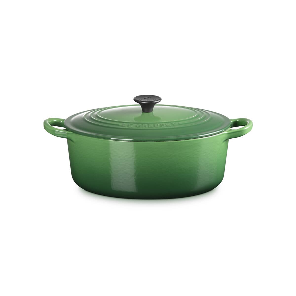 Le Creuset Cast Iron 25cm Oval Casserole Bamboo Green