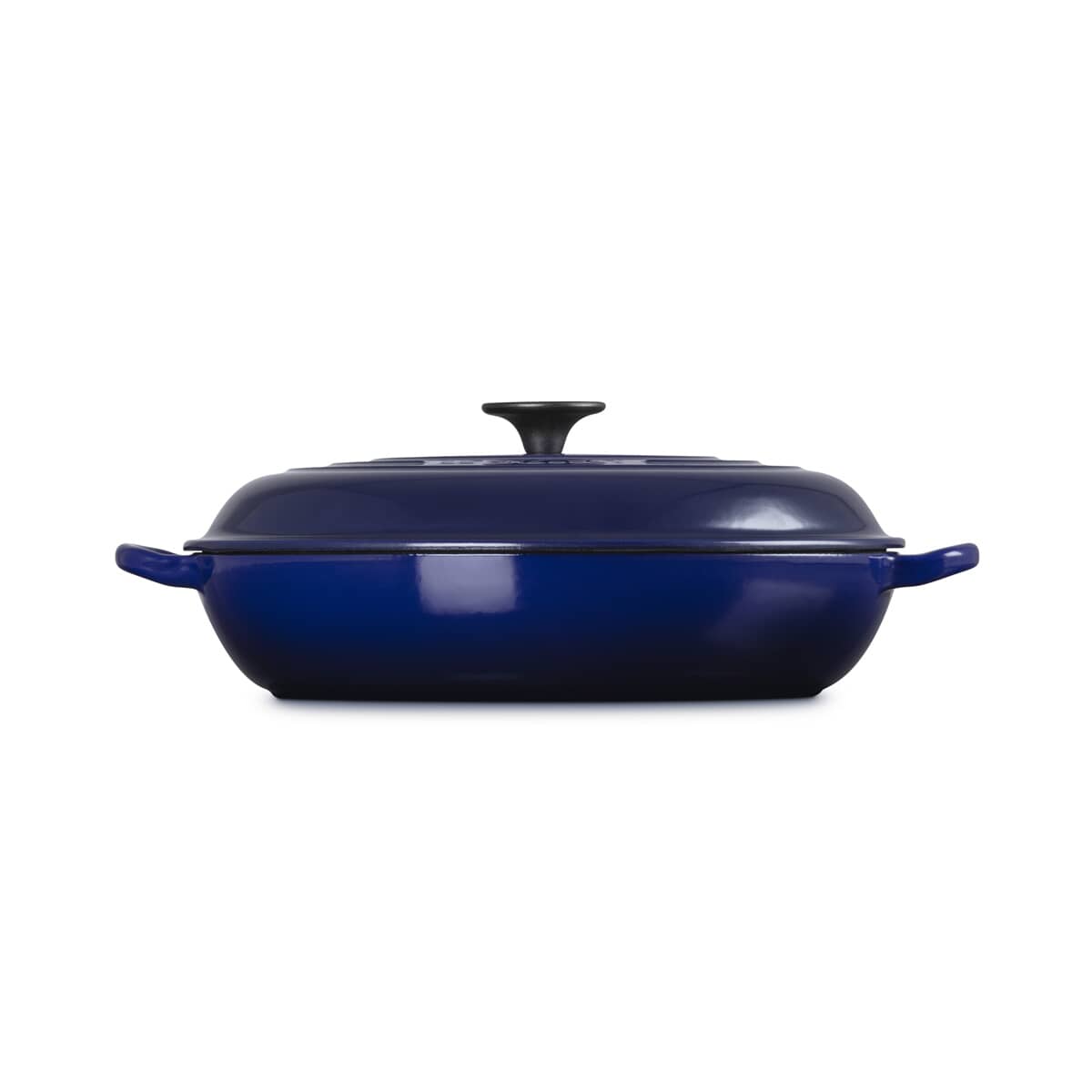 Le Creuset Cast Iron 30cm Shallow Casserole Indigo - (25032304802460 ...