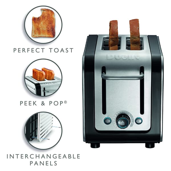 Dualit Architect 2 Slot Toaster Brushed Stainless Steel (26505