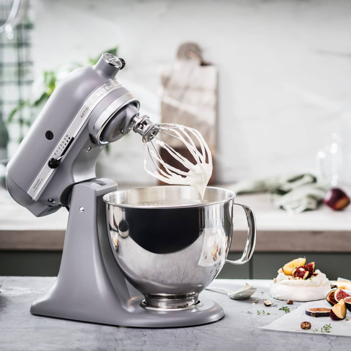 Grey kitchenaid deals mixer