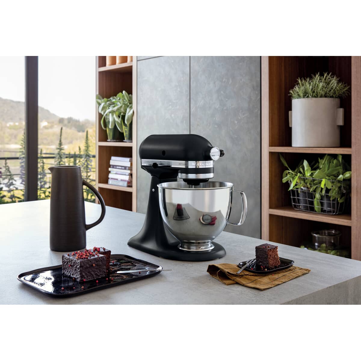 KitchenAid Artisan Mixer 4.8L Cast Iron Black (5KSM185PSBBK