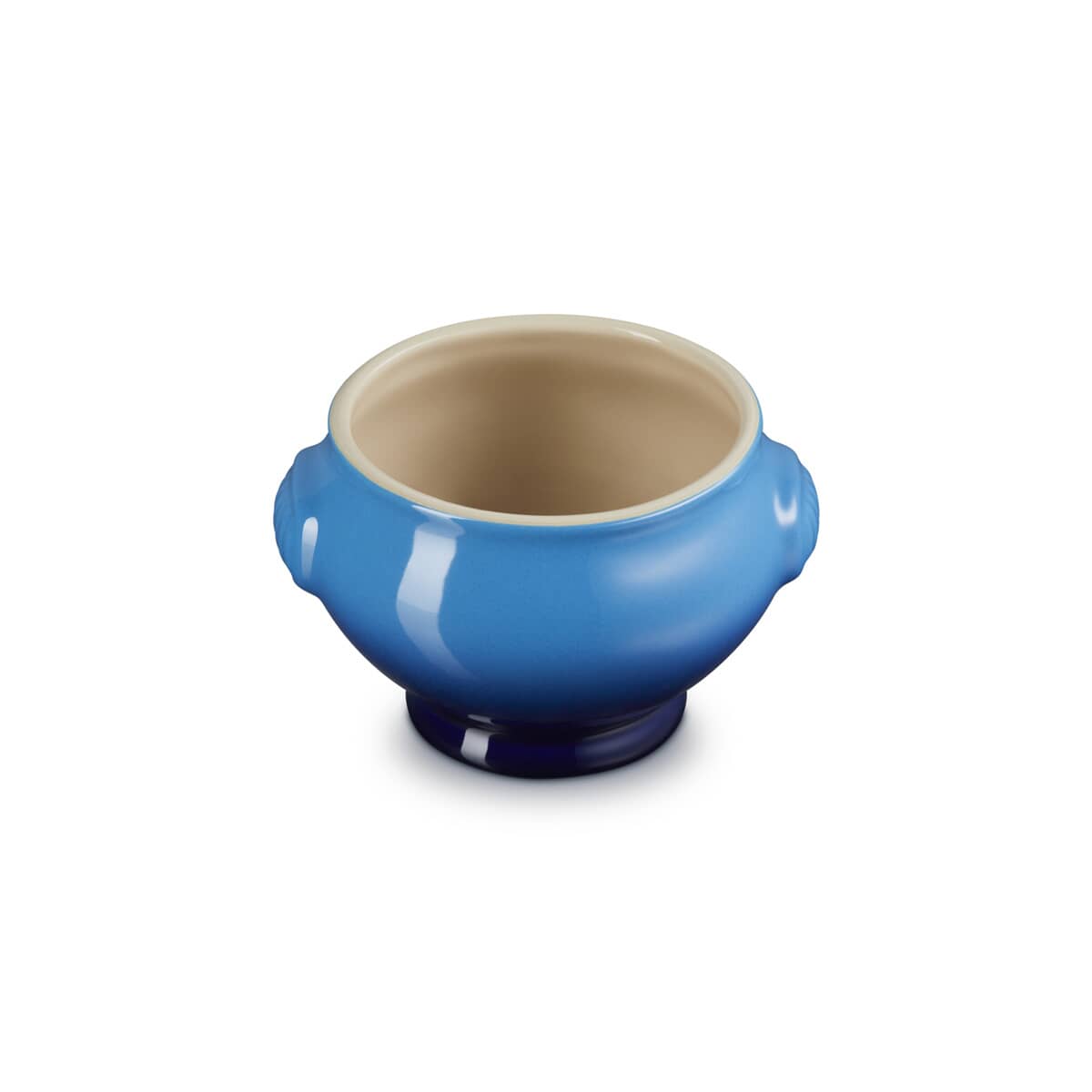 Le Creuset Lion Head Heritage Soup Bowl Azure Blue