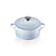 Additional view of Le Creuset Petite Round Casserole Coastal Blue