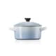 Additional view of Le Creuset Petite Round Casserole Coastal Blue