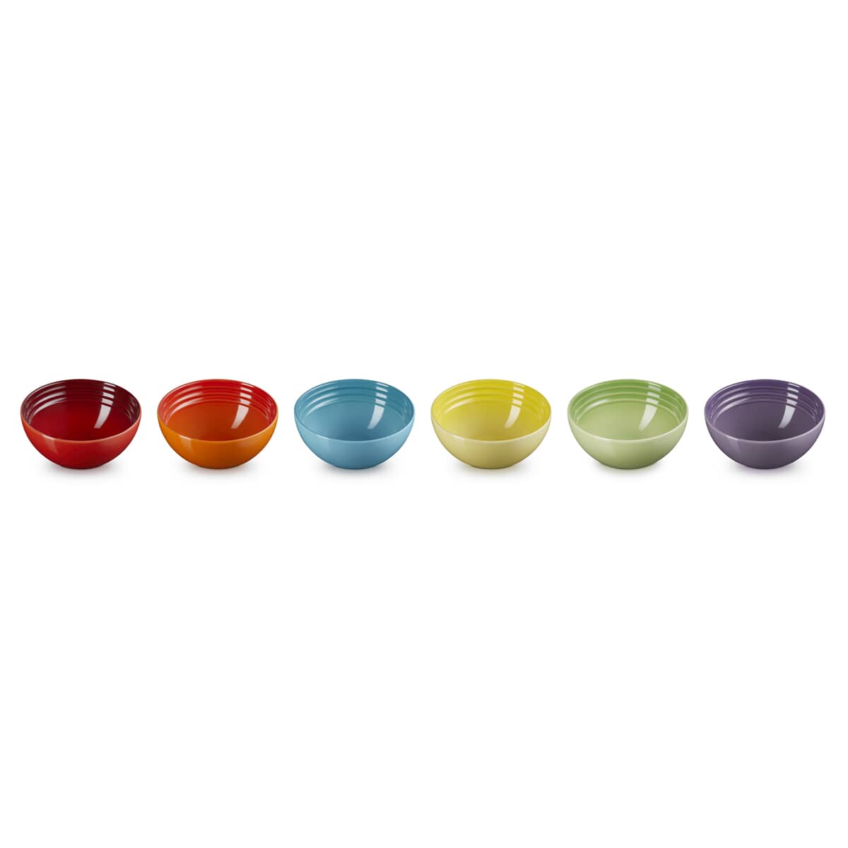 LE CREUSET 野菜型食器セット 6個 Le Creuset Rainbow Set Of 6 Snack Bowls - (79349338359030) - eCookshop
