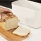 Additional view of Joseph Joseph Bread Bin with Bamboo Lid White