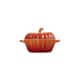 Additional view of Le Creuset Stoneware Pumpkin Mini Casserole Volcanic