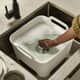 Additional view of Joseph Joseph Wash And Drain Bowl Stone/Green