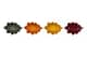 Additional view of Le Creuset Set Of 4 Leaf Small Dishes