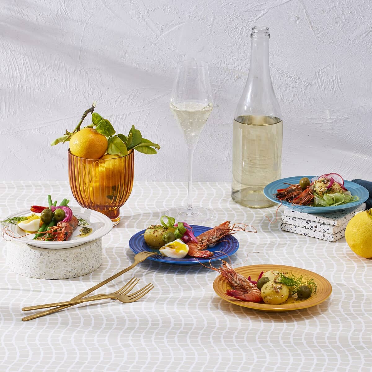 Le Creuset Riviera Set Of 4 Tea Plates - (89225171219030) - eCookshop