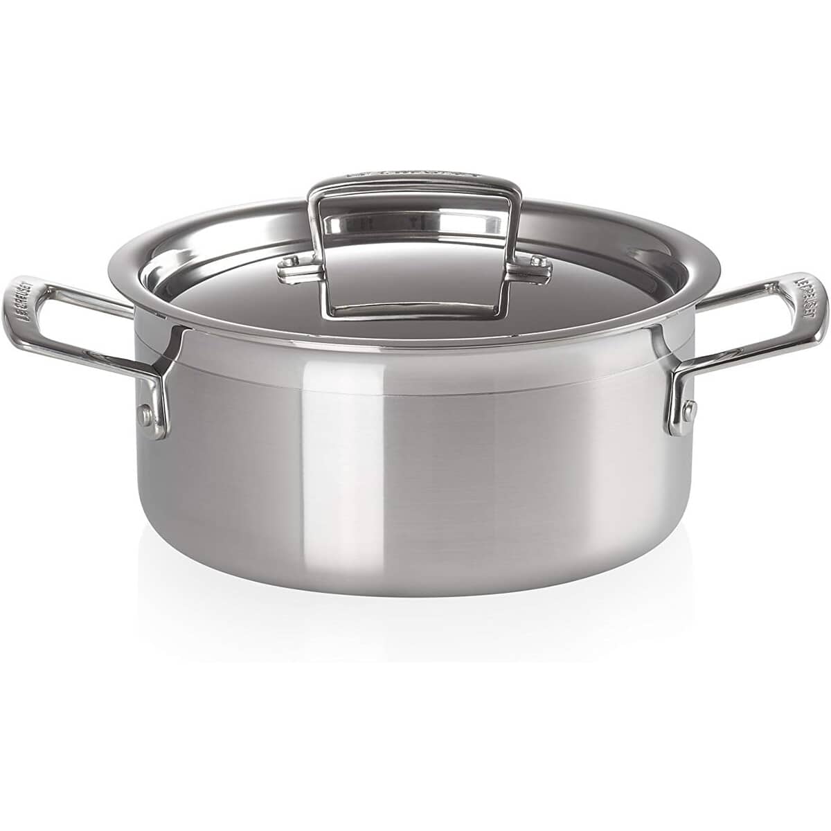 Le Creuset 3 Ply Stainless Steel 20cm Shallow Casserole