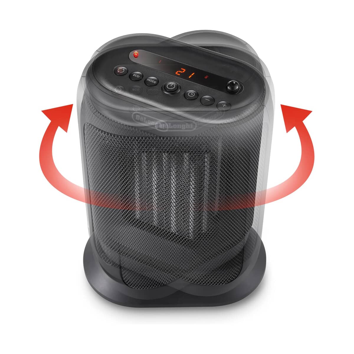 Delonghi Capsule You & Me Portable Ceramic Fan Heater - Black