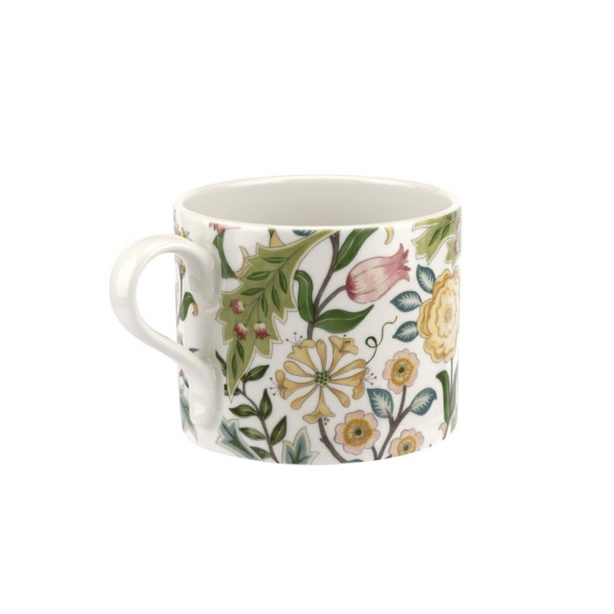 Morris And Co Tasse à Thé Et Soucoupe Chèvrefeuille - Porcelaine Fine 0,28L