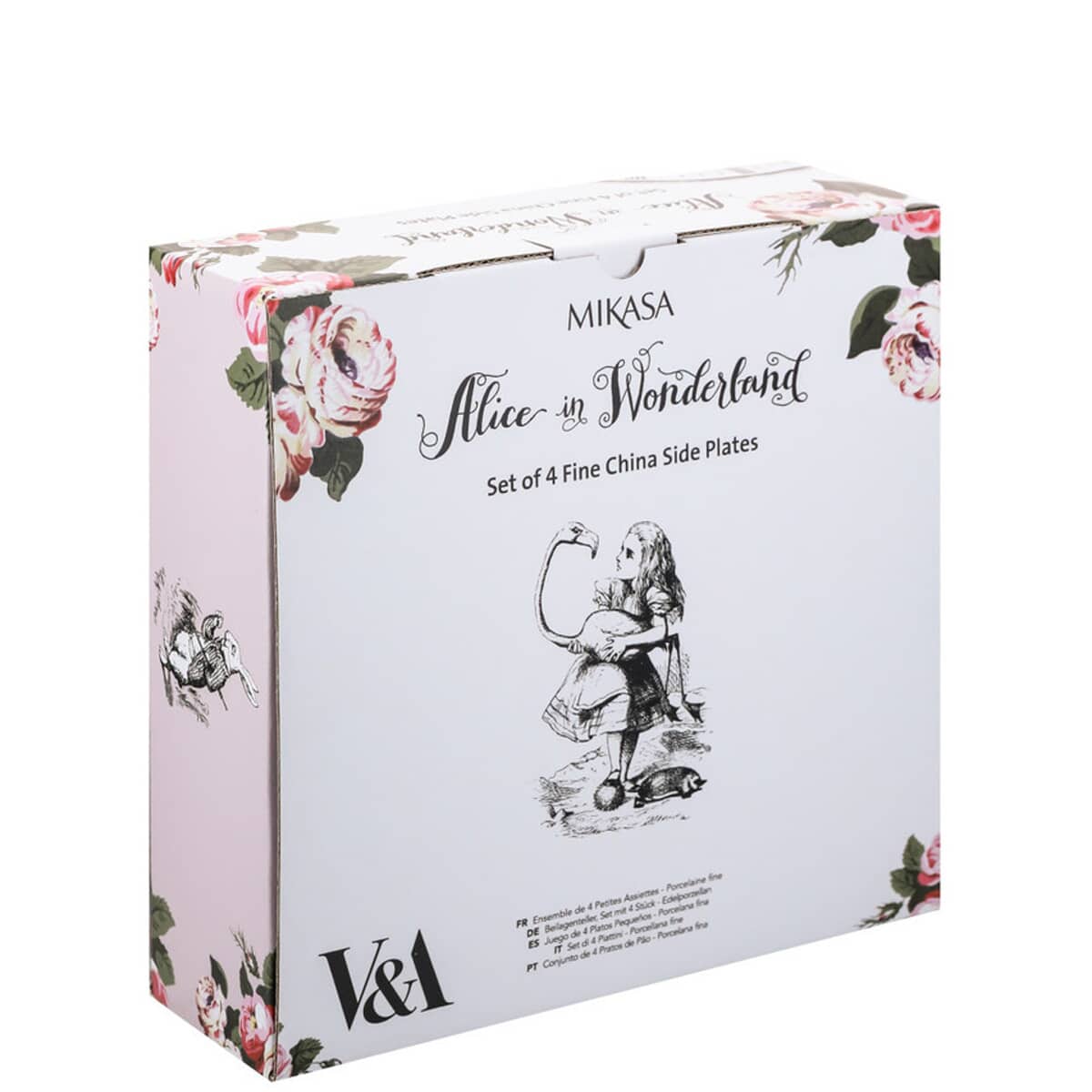 Alice In Wonderland Vintage kartonnen uitsparingen Set van 6 officiële Alice In Wonderland Vintage kartonnen uitsparingen Set van 6 officiële