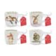 Additional view of Wrendale Christmas - Set Of 4 Mugs