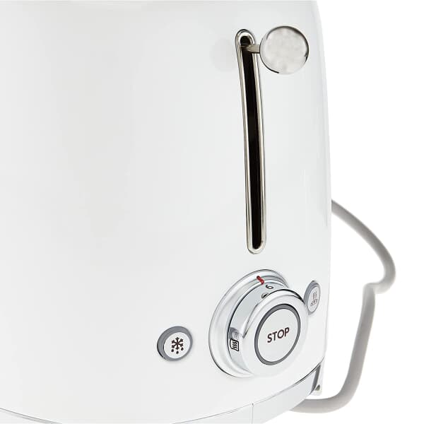 Smeg 50s Retro 4 Slice Toaster White (TSF03WHUK)