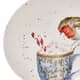Additional view of Wrendale Christmas Coupe Plates - Robin And Bunny