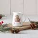 Additional view of Wrendale Christmas Sledgehogs Posy Jug