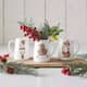 Additional view of Wrendale Christmas Sledgehogs Posy Jug