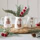 Additional view of Wrendale Christmas Festive Fox Posy Jug