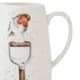 Additional view of Wrendale Christmas A Little Red Robin Posy Jug