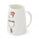 Additional view of Wrendale Christmas A Little Red Robin Posy Jug