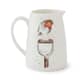 Additional view of Wrendale Christmas A Little Red Robin Posy Jug