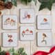 Additional view of Wrendale Christmas Festive Friends Coasters Set Of 6