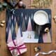 Additional view of Sara Miller Frosted Pines Large Placemats Set Of 4