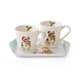 Additional view of Wrendale Christmas Holly Jolly Mug And Tray Set