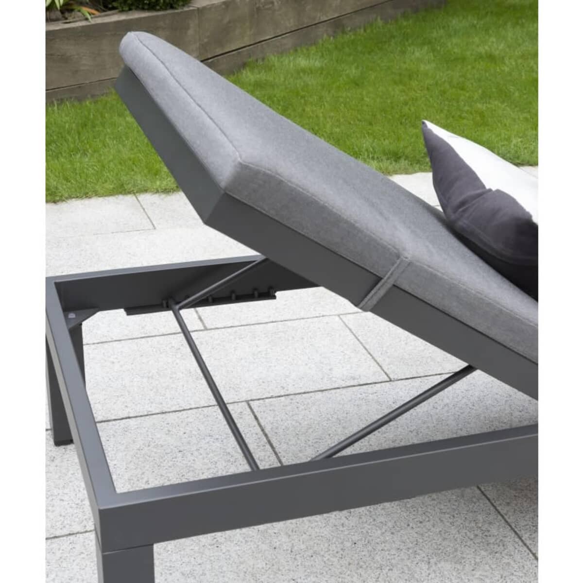 Kettler elba Signature Lounger inc Cushion Grey - (003142-0200 ...