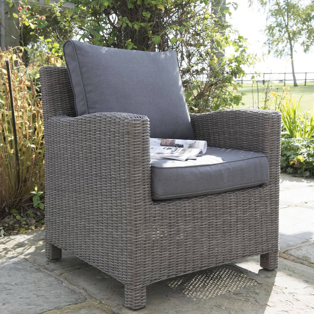 Kettler Palma Armchair Rattan - (0193312-2100) - Garden Furniture World