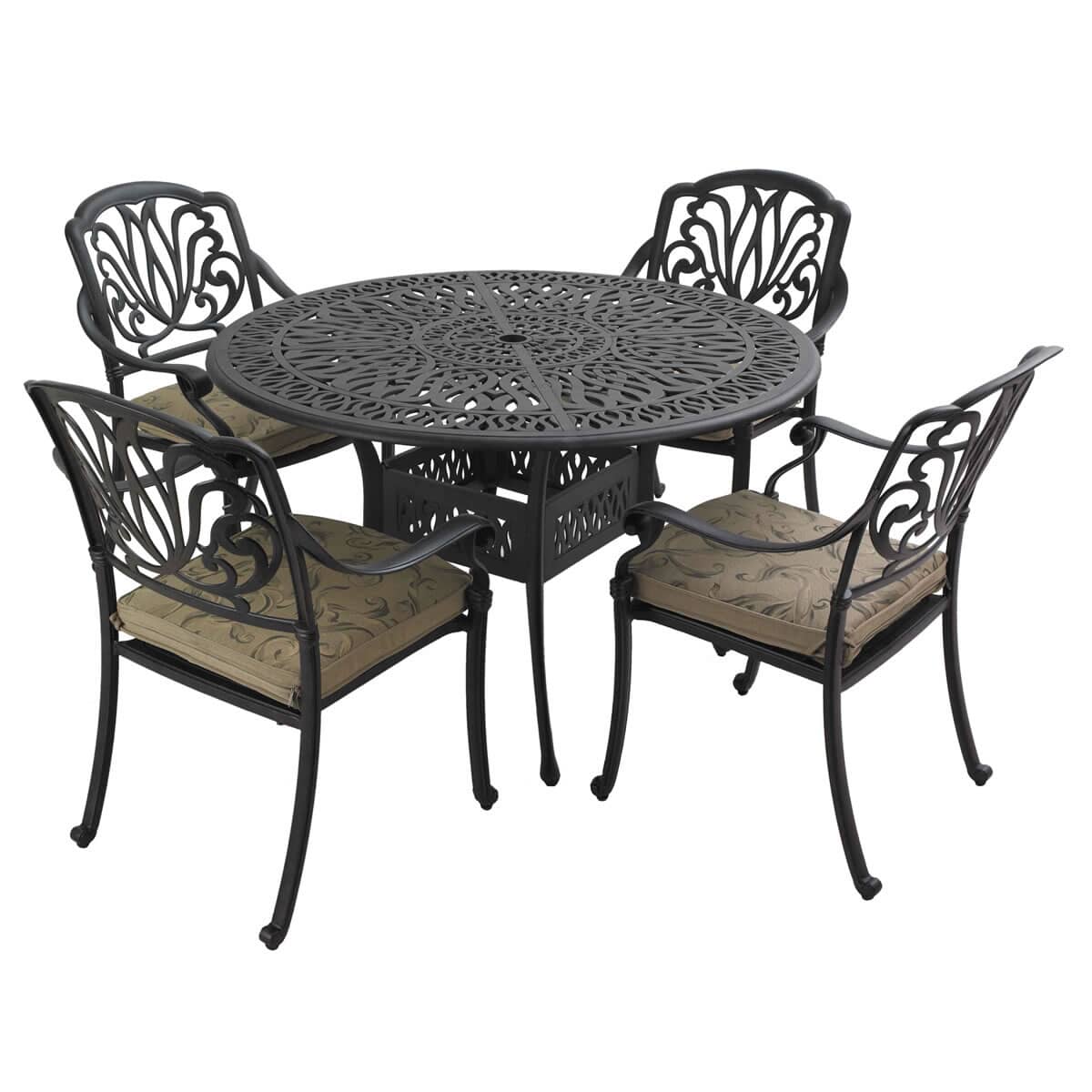 Hartman Amalfi 4 Seater Set - Bronze (HAM12SET02) - Garden Furniture World