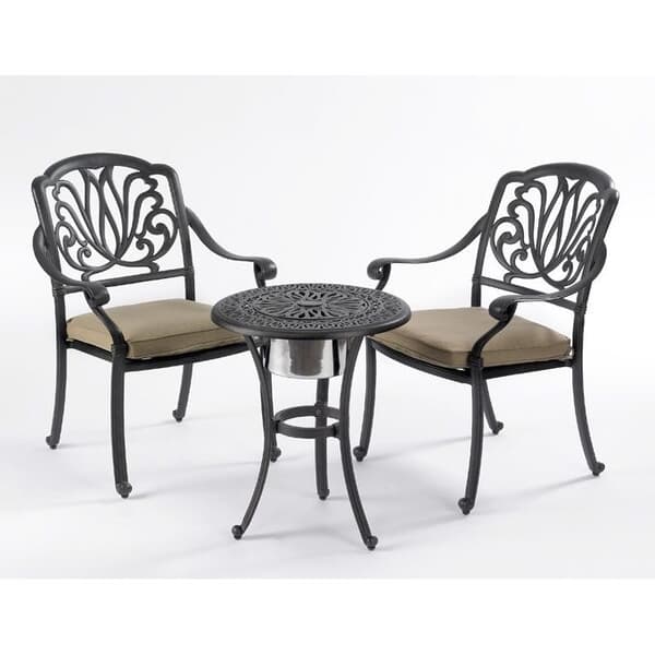 Hartman Amalfi Bistro Ice Bucket Set Bronze (HARSET122) Garden