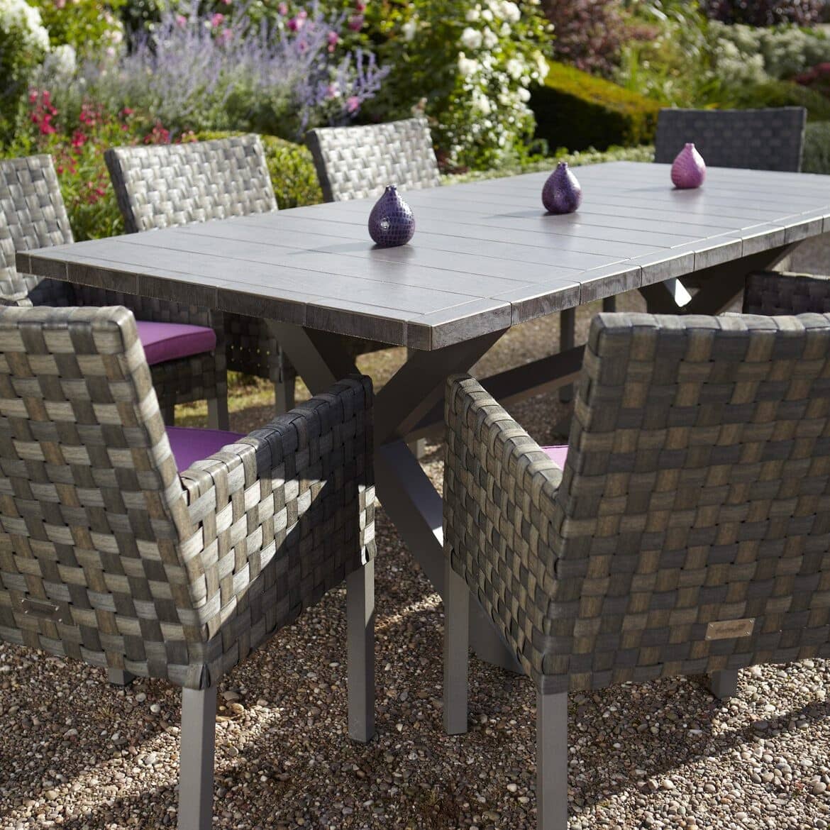 Hartman Logan 8 Seat Rect Set (HLOGSET01) Garden Furniture World