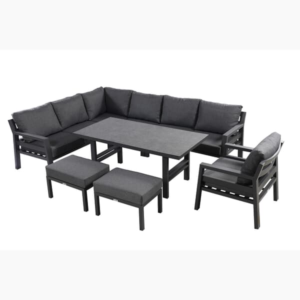 Hartman Somerton Rectangular Casual Dining Set Xerix/Slate (HMSOMSET6