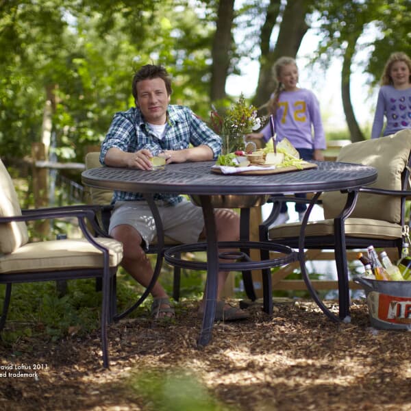 Jamie Oliver 6 Seat Grilling Set Nutmeg Cushions (JOGRILLSET