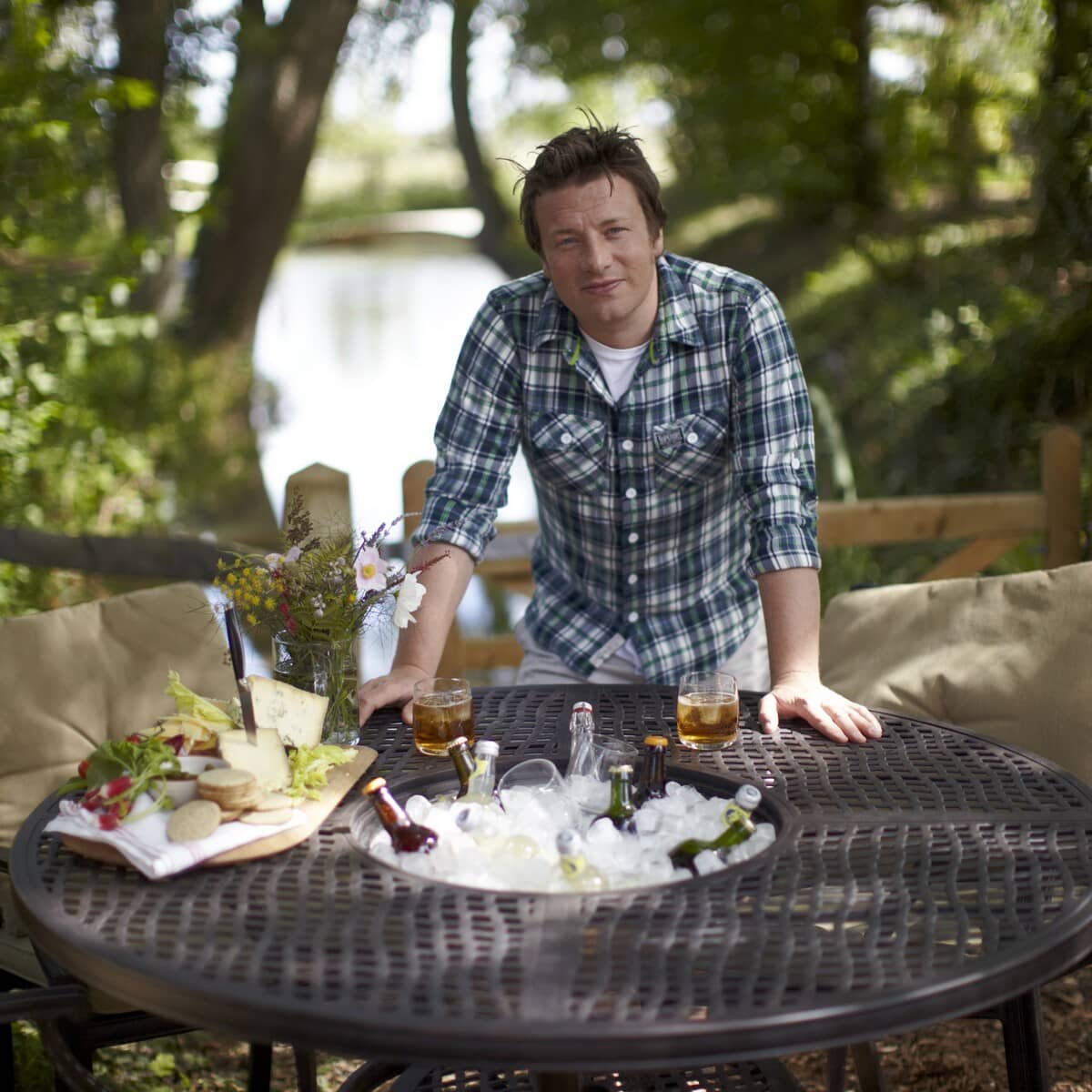 Jamie Oliver 6 Seat Grilling Set Nutmeg Cushions (JOGRILLSET