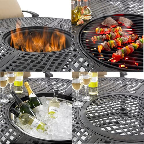 Jamie Oliver Fire Pit Set Pesto (60773131) Garden Furniture World