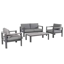 Kettler Gio 4 Seat Lounge Set with Coffee Table
