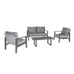 Kettler Larno 2 Seat Sofa Lounge Set with Coffee Table