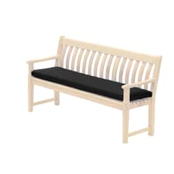 Alexander Rose Olefin 5ft Bench Cushion - Charcoal