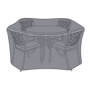 Hartman Amalfi Lounge 4 Seat Round Set Cover