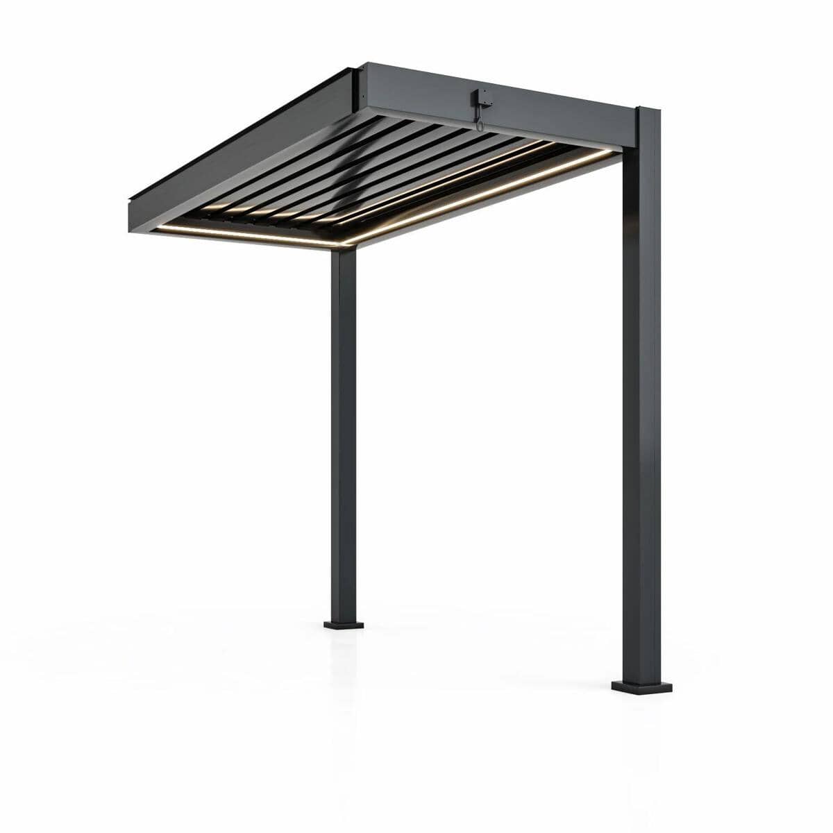 Eden Pergola Aluminium Manual Extension - Frame Only - Gray