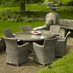 Bramblecrest Sahara 6 Armchair Oval Set