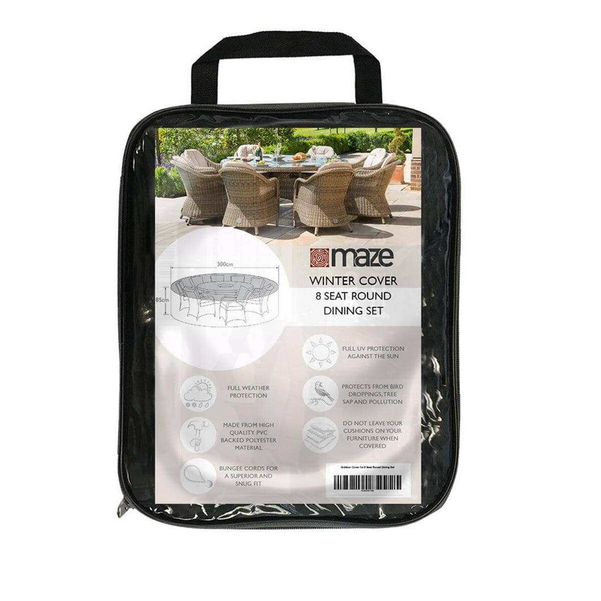 Maze Outdoor Cover for 8 Seat Round Dining Set