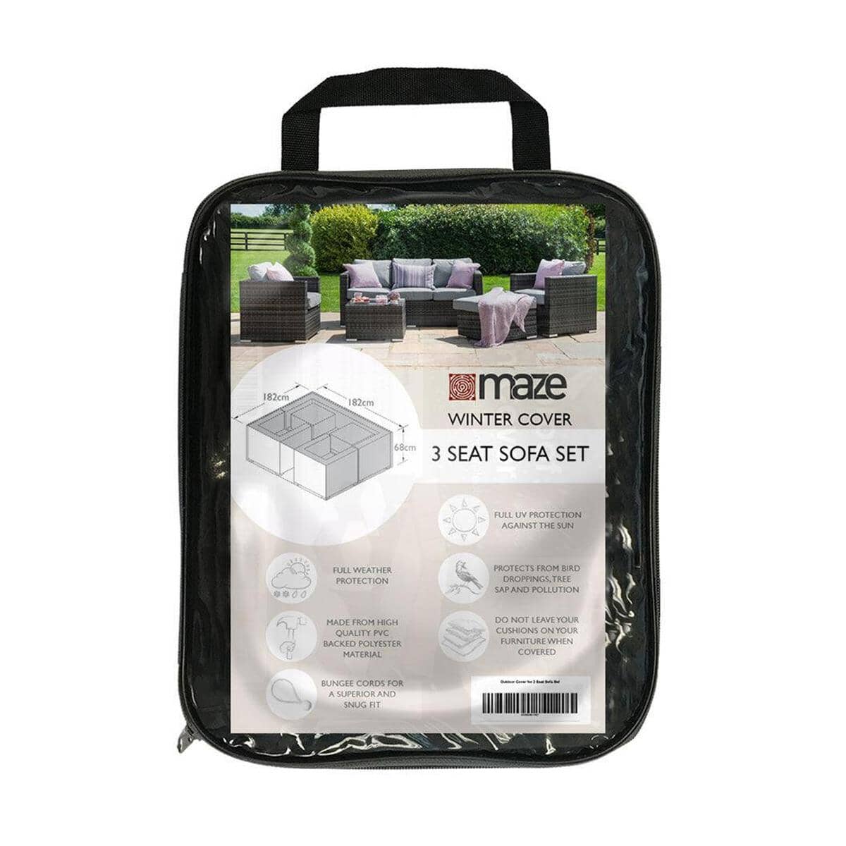 Maze Outdoor Cover for 3 Seat Sofa Set