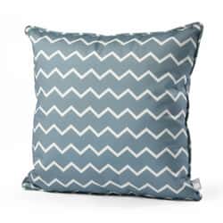 Extreme Lounging B Scatter Cushion Zig Zag Sea Blue Patterned